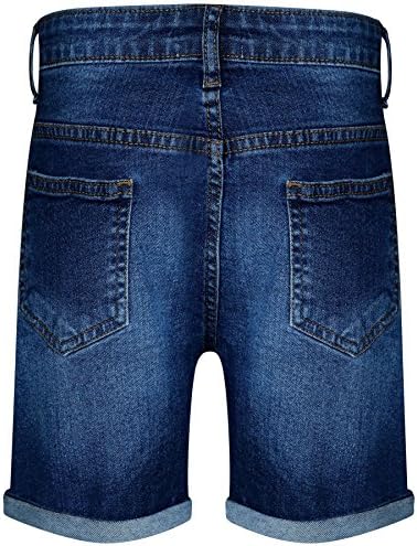A2Z 4 Kids Boys Ripped Denim Shorts Comfort Stretch Skinny Jeans Pants Trousers Lightweight Trendy Summer Boys Ages 5-13 Years