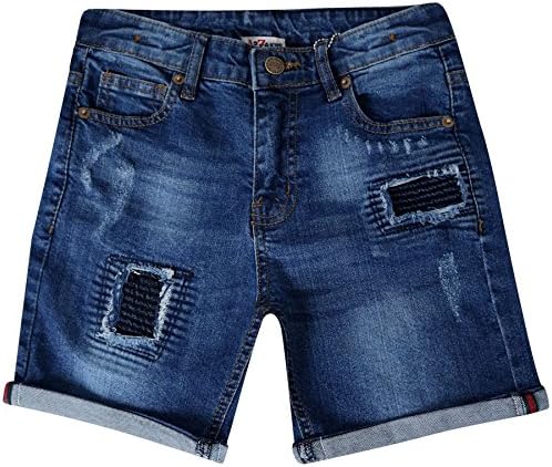 A2Z 4 Kids Boys Ripped Denim Shorts Comfort Stretch Skinny Jeans Pants Trousers Lightweight Trendy Summer Boys Ages 5-13 Years