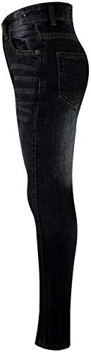 A2Z 4 Kids Boys Stretchy Jeans Denim Knee Ripped Fashion Bikers Skinny Pants Stylish Faded Bottom Slim Fit Adjustable Waist Trousers Age 5-14 Years