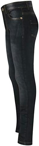A2Z 4 Kids Faded Denim Jeans Comfort Stretch Skinny Pants Trousers Lightweight Trendy Summer Faded Denim Jeans Comfort Stretch Skinny - Boys Age 5-14 Years