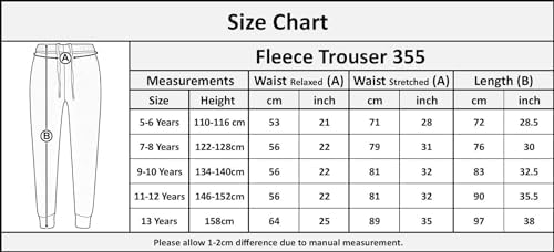 A2Z 4 Kids Girls Boys Fleece Jogging Bottoms PE School Jogger Classic Soft Trouser Pants Activewear Sweatpants Sports Gym Wear Casual Trousers Gifts For Childrens Unisex Age 2-13 Years