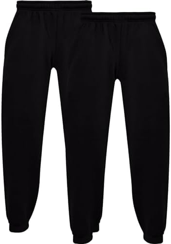 A2Z 4 Kids Girls Boys Plain Jogging Bottoms PE School Jogger Soft Trouser Pants Activewear Sweatpants Sports Gym Wear Casual Trousers Gifts For Children Age 2-14 Years