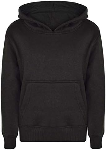 A2Z 4 Kids Girls Boys Plain Sweatshirt Tie Dye Pullover Shirt Fleece Hooded Jumper PE School Warm Coats Long Sleeve Top New Casual Fashion For Childrens Unisex Age 2-13 Years