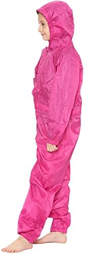 A2Z 4 Kids Girls Boys Raincoat Kids Puddle Suits All In One Waterproof Hooded Overall Rainsuit Unisex Muddy Suit Rainwear Romper 2-13 Years