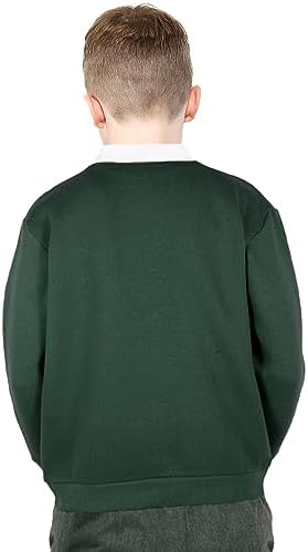 A2Z 4 Kids Girls Boys Sweatshirt Back To School Plain Camouflage Jumper Crew Round Neck School Uniform Pullover Sweatshirts Cardi Top Soft Fleece Sweater For Childrens Kids Sweatshirt Age 2-13 Years