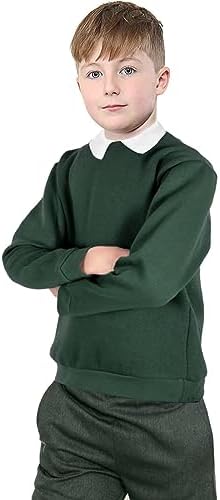 A2Z 4 Kids Girls Boys Sweatshirt Back To School Plain Camouflage Jumper Crew Round Neck School Uniform Pullover Sweatshirts Cardi Top Soft Fleece Sweater For Childrens Kids Sweatshirt Age 2-13 Years