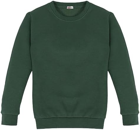 A2Z 4 Kids Girls Boys Sweatshirt Back to School Plain Camouflage Jumper Crew Round Neck School Uniform Pullover Sweatshirts Cardi Top Soft Fleece Sweater For Childrens Kids Sweatshirt Age 2-13 Years
