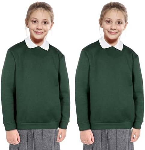 A2Z 4 Kids Girls Boys Unisex Club Scouts School Uniform Pack Of 2 Jumper Cardi Sweatshirt Age 3 4 5 6 7 8 9 10 11 12 13 14 Years