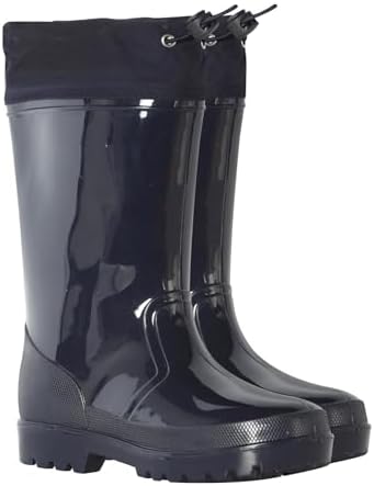A2Z 4 Kids Girls Boys Wellies Rain Boot Anti Slip Waterproof PVC Child Snow Welly Twin Tread Adjustable Drawstring Cuff Lightweight Wellington Boot Everyday Perfect Outdoor Adventures
