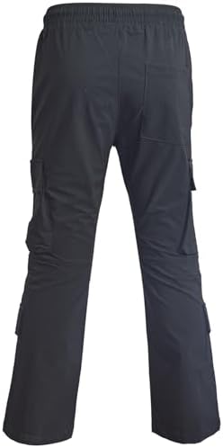 A2Z 4 Kids Girls Cargo Trousers Elasticated Waist Drawstring Casual Trouser Pant Joggers Sports Yoga Pull On Comfortable Breathable Training Outdoor Bell Bottom Activewear Pants 3-14 Years