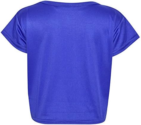 A2Z 4 Kids Girls Crop Top Plain T Shirt Soft Feel Comfortable Summer Fashionable Outfit Casual Clothing Sets Age 5-13 Years