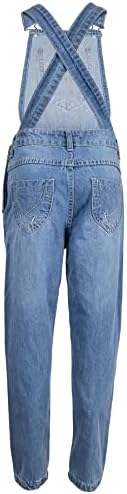 A2Z 4 Kids Girls Denim Dungaree Ripped Jeans Full Length Overall All In One Fashion Pinafore Jumpsuit Playsuits Age 5-13 Years