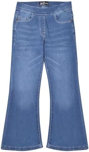 A2Z 4 Kids Girls Denim Jeans Comfort Stretch Jeggings Bell Bottom Flared Pants Lightweight Trousers Trendy Fashion Summer Jeans For Children Age 5-14 Years