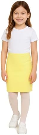 A2Z 4 Kids Girls Plain Pencil Skirt Trendy Soft Feel Comfortable Summer Fashion Outfit Clothing Sets Age 5-13 Years