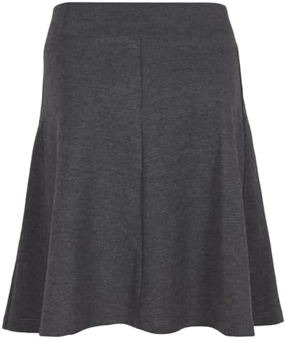 A2Z 4 Kids Girls Plain School Uniform Skater Skirts Knee Length Elasticated Waist Summer Lightweight School Wear Skirts Age 5-14 Years