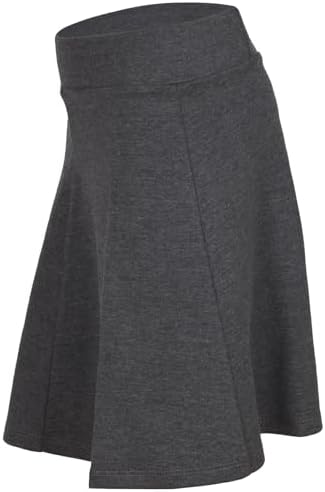 A2Z 4 Kids Girls Plain School Uniform Skater Skirts Knee Length Elasticated Waist Summer Lightweight School Wear Skirts Age 5-14 Years