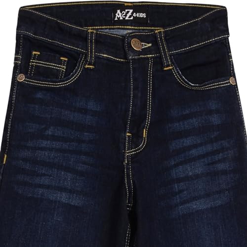 A2Z 4 Kids Girls Relaxed Jeans Baggy Wide Leg Palazo Bootcut Stretchy Denim Pants Flared Fashion Jeans Trousers Baggy Jean Gift For Children Age 5-14 Years