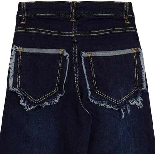 A2Z 4 Kids Girls Relaxed Jeans Baggy Wide Leg Palazo Bootcut Stretchy Denim Pants Flared Fashion Jeans Trousers Baggy Jean Gift For Children Age 5-14 Years