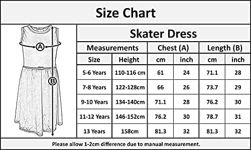 A2Z 4 Kids Girls Skater Dress Party Fashion Dresses With Free Belt Summer Dress Round Neck Flared Dresses Party Dress 2-13 Years