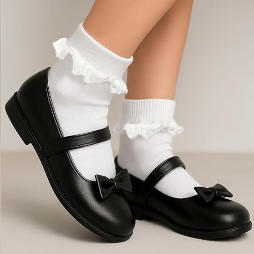 A2Z 4 Kids Girls Socks 6 Pack Frilly Lace Ankle Socks With Delicate Lace Trim Perfect For Dressing Up School Parties And Everyday Wear Durable Soft Material