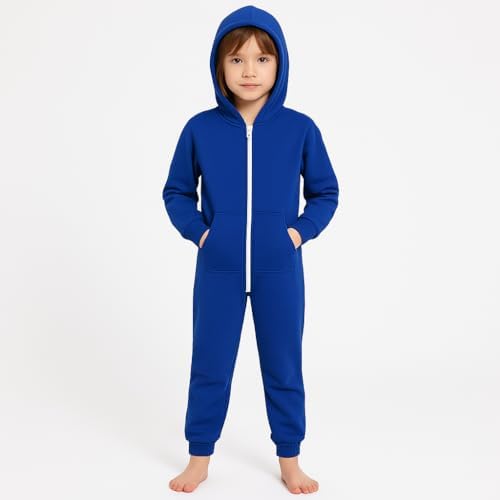 A2Z 4 Kids Plain Girls Boys Camouflage Onesie One Piece Super Soft Kids Comfy Jumpsuit Fleece Hooded Loungewear One Piece For Children Age 2-3 3-4 5-6 7-8 9-10 11-12 13 Years