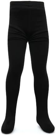 A2Z 4 Kids Premium Girls Fleece Lined Thermal Tights Pack Of 3 Cosy Winter Stretchy Tights For Girls In Classic Black Warm And Stylish Cold Weather Leggings Age 5-13 Years