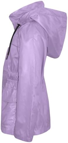 A2Z 4 Kids Raincoat Jackets Windbreaker Waterproof Parka Shower Resistant Hooded Raincoat Children Girls Boys Age 5-13 Years