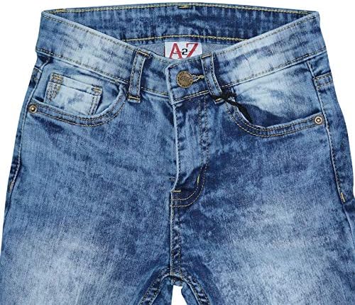A2Z 4 Kids Tie Dye Denim Tie Dye Denim Jeans Comfort Stretch Skinny - Jeans Comfort Stretch Skinny Pants Trousers Lightweight Trendy Summer Boys Age 5-13 Years