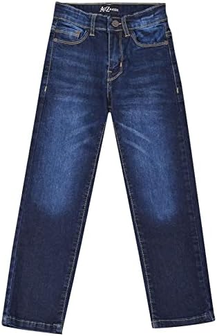 A2Z Kids Boys Relaxed Straight Fit Jeans For Teens Stretchy Comfortable Cotton Loose Fit Jeans Age 5-6 7-8 9-10 11-12 13 & 13-14 Years