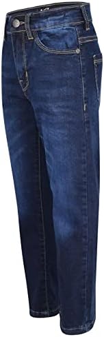 A2Z Kids Boys Relaxed Straight Fit Jeans For Teens Stretchy Comfortable Cotton Loose Fit Jeans Age 5-6 7-8 9-10 11-12 13 & 13-14 Years
