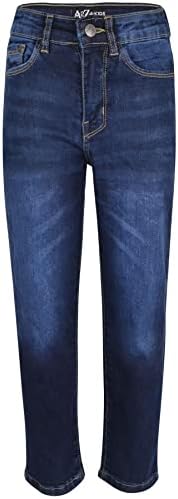 A2Z Kids Boys Relaxed Straight Fit Jeans for Teens Stretchy Comfortable Cotton Loose Fit Jeans Age 5-6 7-8 9-10 11-12 13 & 13-14 Years