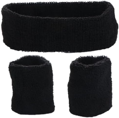 Absorbent Moisture Absorption Wristband Kids Headbands Fitness Wrist Band Yoga for Gym Running for Outdoor Sport(5)