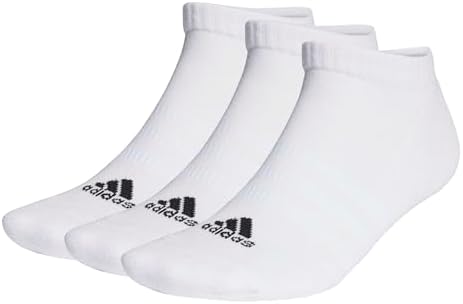 adidas Cushioned Low-Cut Socks 3 Pairs Cotton White