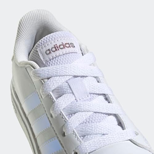 Adidas Grand Court Lifestyle Lace Tennis Shoes Cloud White/Iridescent/Cloud White 6 UK
