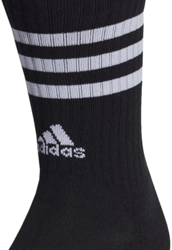 Adidas Unisex 3-Stripes Cushioned Crew Socks 3 Pairs