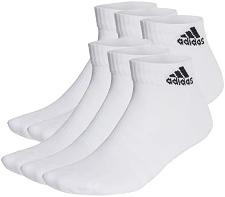 Adidas Unisex Cushioned Sportswear Ankle Socks 6 Pairs Socks