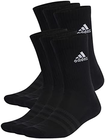 adidas Unisex Cushioned Sportswear Crew Socks 6 Pairs Crew Socks (pack of 6)