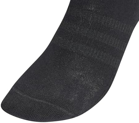 Adidas Unisex Kids Cushioned Sportswear Ankle Socks 3 Pairs Black/White 6-7 Years