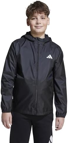 Adidas Unisex Kids Rain Jacket Jacket (pack Of 1)