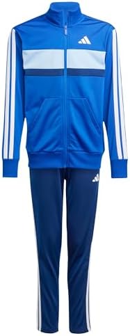 adidas Unisex Kids Seasonal Essentials Tiberio 3 Stripes Tricot Tracksuit TRACKSUIT