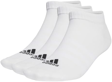 adidas Unisex Thin and Light Sportswear Low-cut 3 Pairs No Show Socks