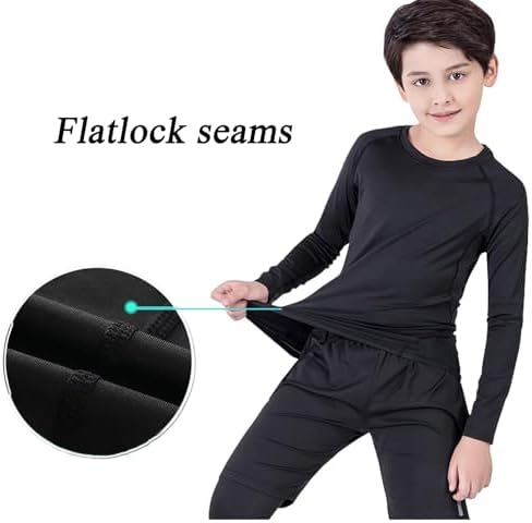 Adixun Kids Base Layer Set Boys Football Skin Children Thermal Compression Underwear Gym Sport Athletic Baselayers Sets
