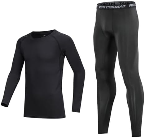 Adixun Kids Base Layer Set Boys Football Skin Children Thermal Compression Underwear Gym Sport Athletic Baselayers Sets