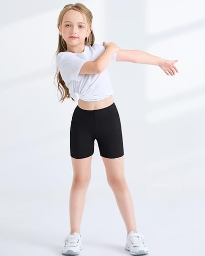 Adorel Girls Cotton Shorts Cycling Dance Summer Short Leggings Pack Of 6