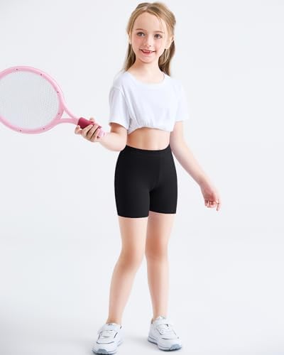Adorel Girls Shorts Cycling Short Leggings Sports Cotton Summer Pack Of 3