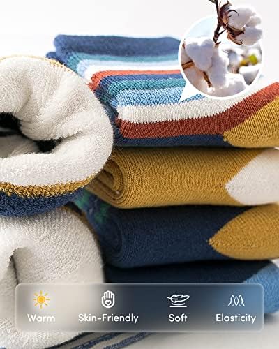 Adorel Little Boys Thermal Socks Thick Warm Cotton Pack Of 5