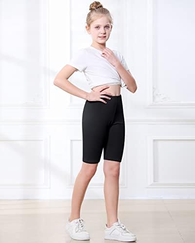 Adorel Teen Girls Shorts Kids Cycling Shorts Cotton Gymnastic Dance Summer Pack Of 3