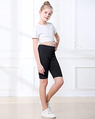 Adorel Teen Girls Shorts Kids Cycling Shorts Cotton Gymnastic Dance Summer Pack Of 3