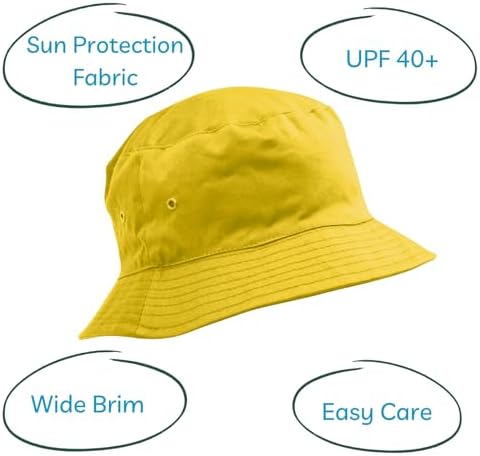 Adventure Togs Kids Bucket Hat - Sun Hat For Girls Or Boys With UV Protection - Quick Drying Microfibre UPF 40+
