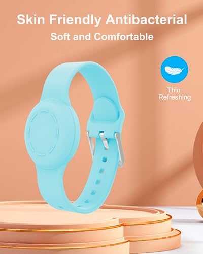 Airtag Bracelet For Kids Airtag Wristband Kids With Adjustable Airtag Band Waterproof Silicone Airtag Holder Airtag Bracelet Compatible Apple Air Tag For Toddlers Kids Adults
